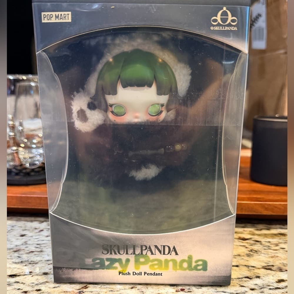 Skullpanda Lazy Panda Plush Doll Pendant LIMITED EDITION NEW - Thumbnail 7
