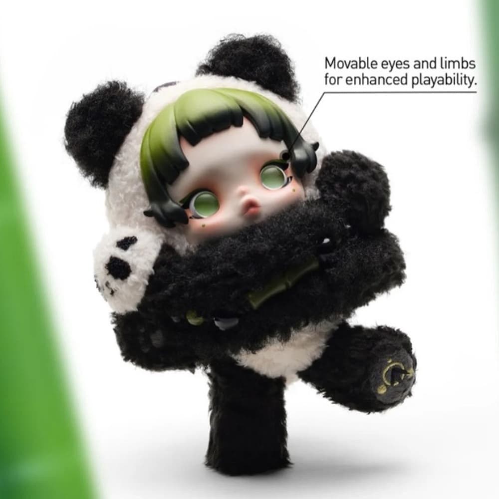 Skullpanda Lazy Panda Plush Doll Pendant LIMITED EDITION NEW - Thumbnail 5