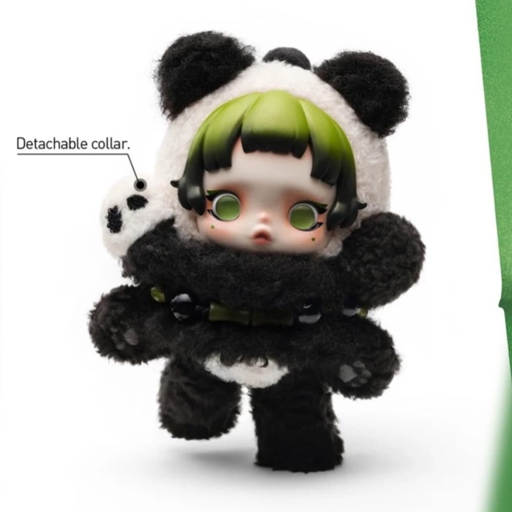 Skullpanda Lazy Panda Plush Doll Pendant LIMITED EDITION NEW - Thumbnail 6