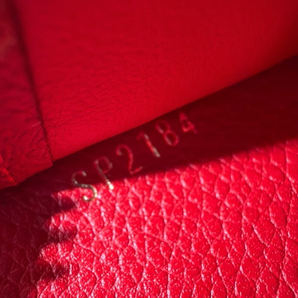 Louis Vuitton Rouge Red Empreinte Clemence Leather Continental Card Coin Wallet - Thumbnail 12