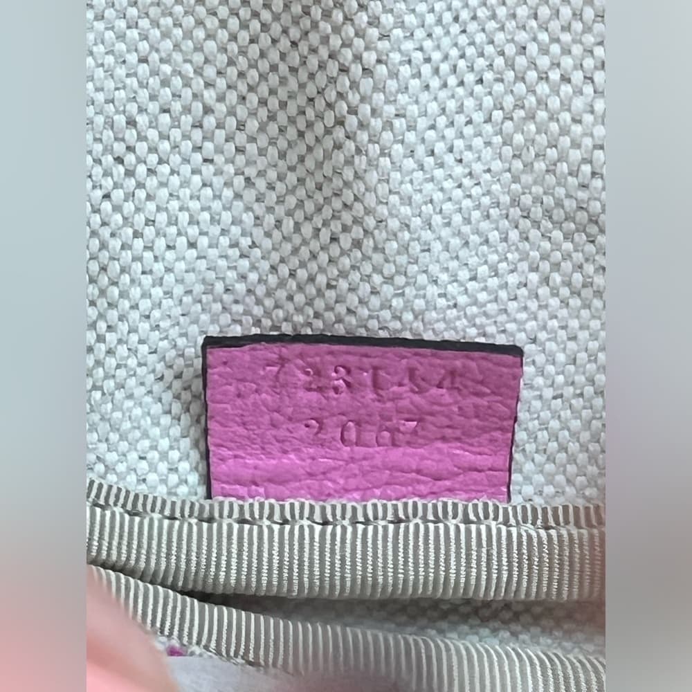 GUCCI x PALACE Pink Triferg Supreme GG Pink Coin Purse Limited Edition wit BOX - Thumbnail 5