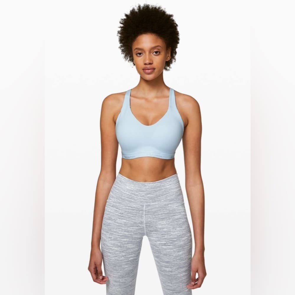 NEW LuluLemon Athletica UP FOR IT Breezy Medium Support workout yoga bra 36C - Thumbnail 2