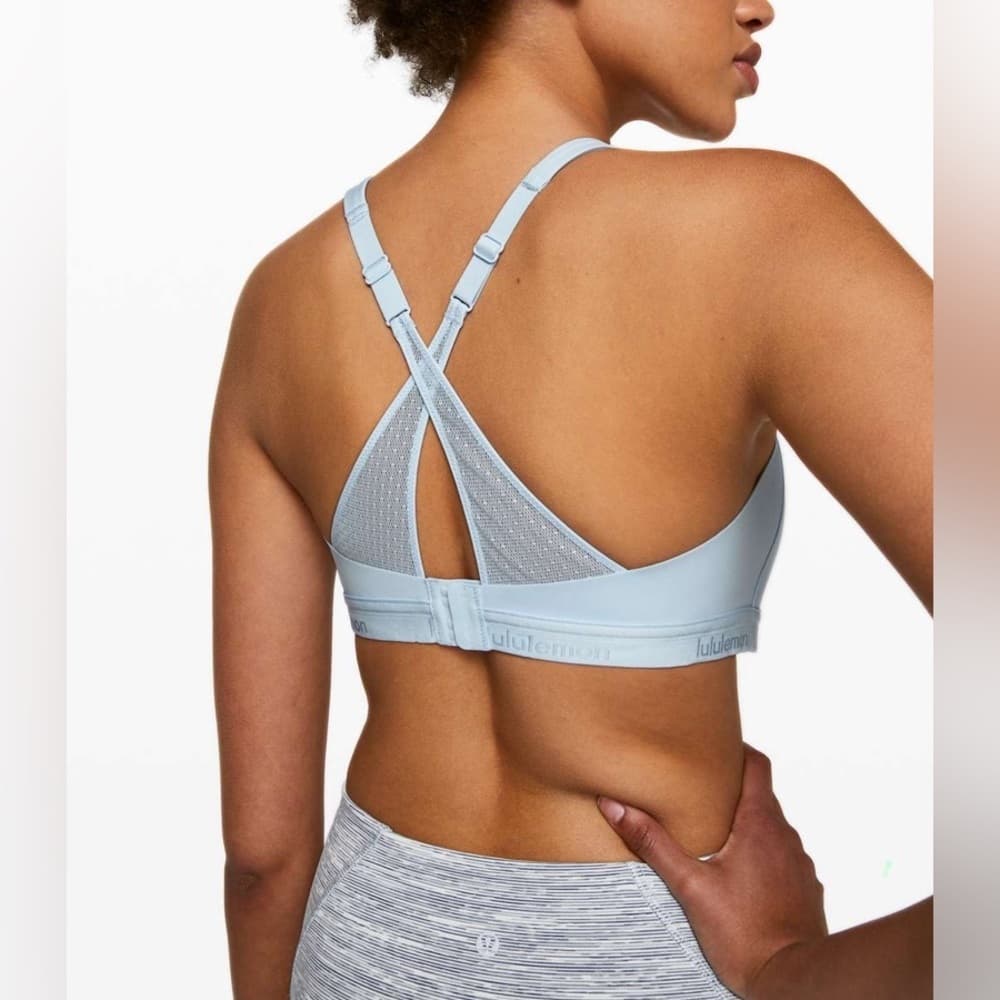 NEW LuluLemon Athletica UP FOR IT Breezy Medium Support workout yoga bra 36C - Thumbnail 4