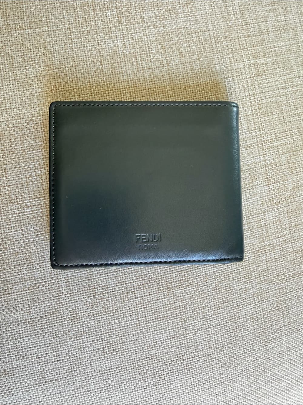 FENDI Bugs Monster Grey Asphalt Leather Palladium Eyes Bifold Men’s Wallet Box - Thumbnail 3