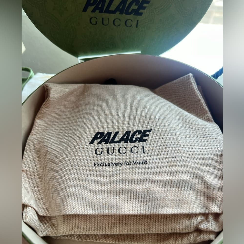 GUCCI x PALACE Pink Triferg Supreme GG Pink Coin Purse Limited Edition wit BOX - Thumbnail 7