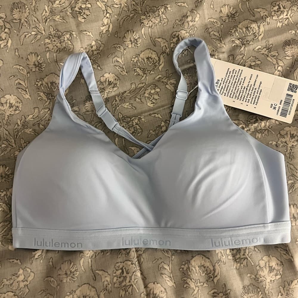 NEW LuluLemon Athletica UP FOR IT Breezy Medium Support workout yoga bra 36C - Thumbnail 7