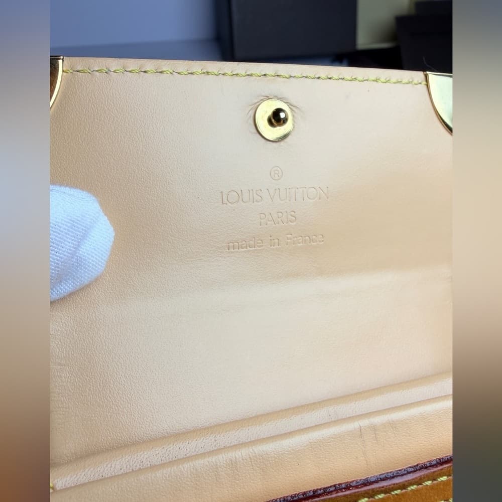 Louis Vuitton Murakami Black Porte Monnaie Plat Coin Card Wallet Full Inclusion - Thumbnail 10