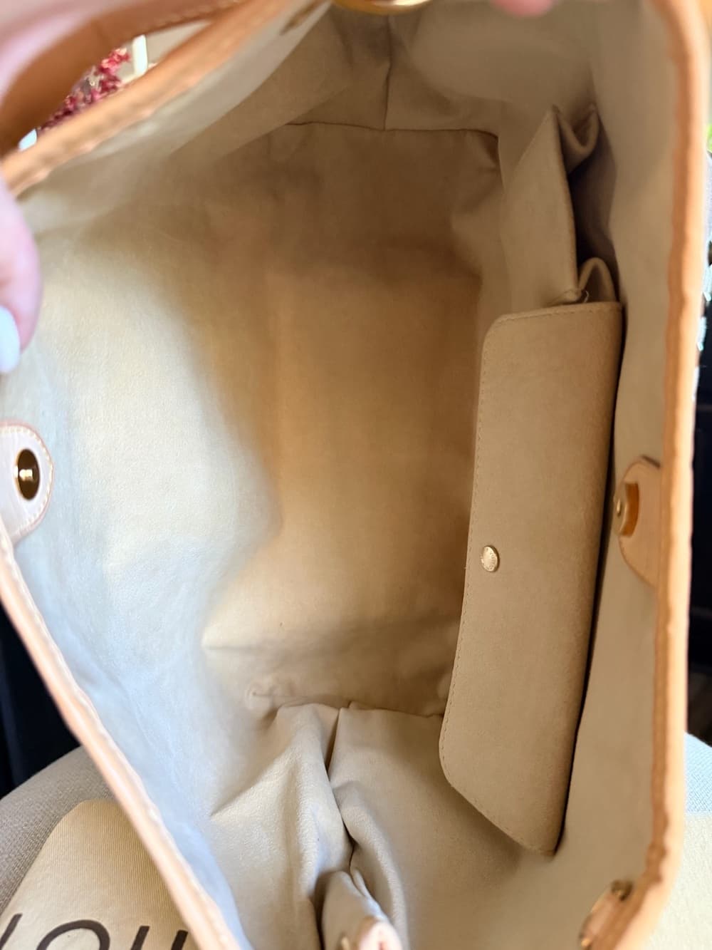 Louis Vuitton Galliera PM Damier Azur Shoulder Hobo Tote Hand Bag w Dust Bag 🤩 - Thumbnail 5