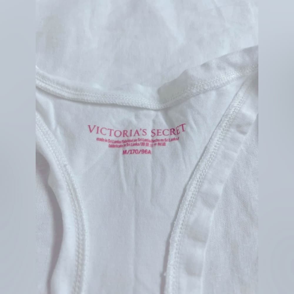 NEW 🛍️ Victoria’s Secret VS PINK Gray Off Shoulder Sweater & Tank Top Medium M - Thumbnail 5