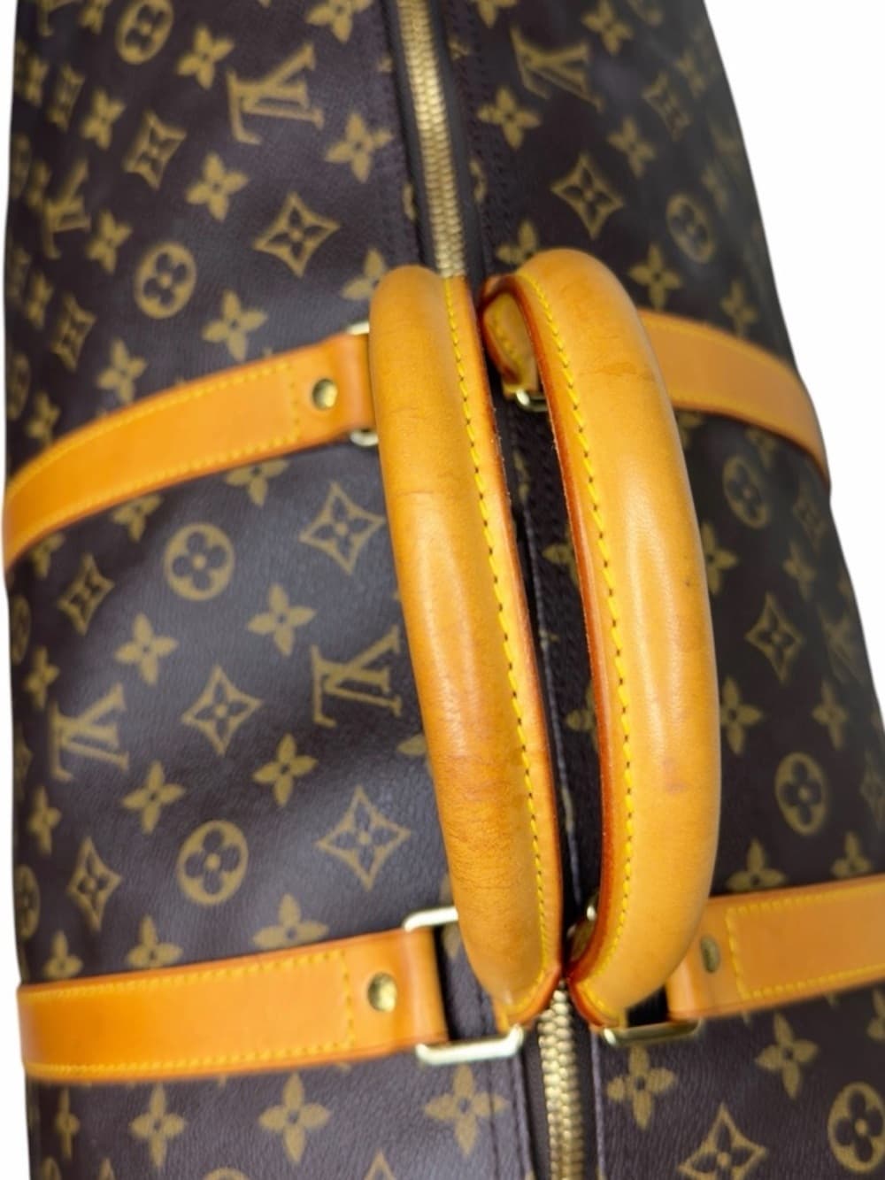 Louis Vuitton KEEPALL 60 Monogram VINTAGE Weekend Duffle Travel Bag + INSERT 🤩 - Thumbnail 6
