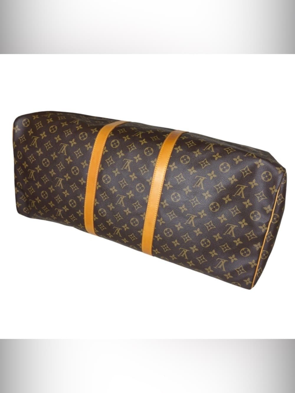 Louis Vuitton KEEPALL 60 Monogram VINTAGE Weekend Duffle Travel Bag + INSERT 🤩 - Thumbnail 11