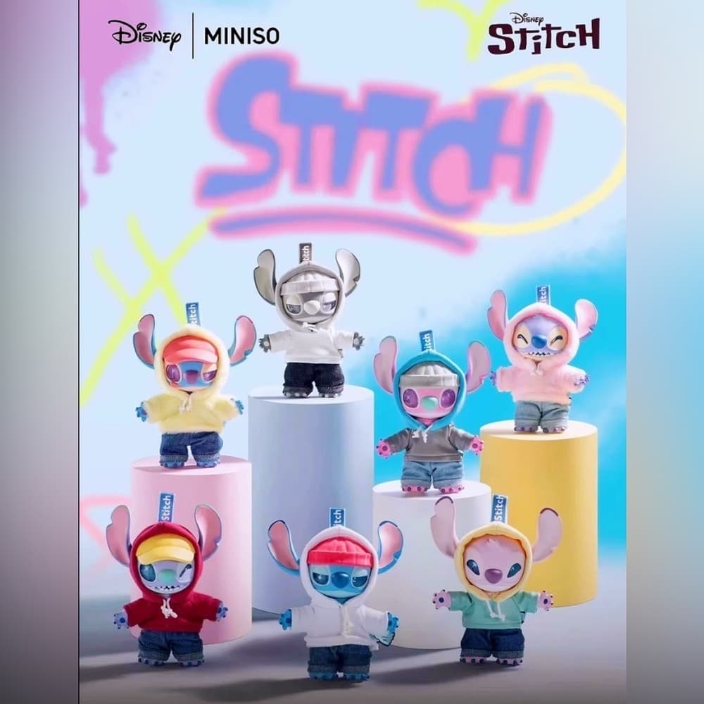 Miniso GenZ STREET STITCH Disney NEW Blind Box UNOPENED POP Mart Labubu Friends - Thumbnail 11