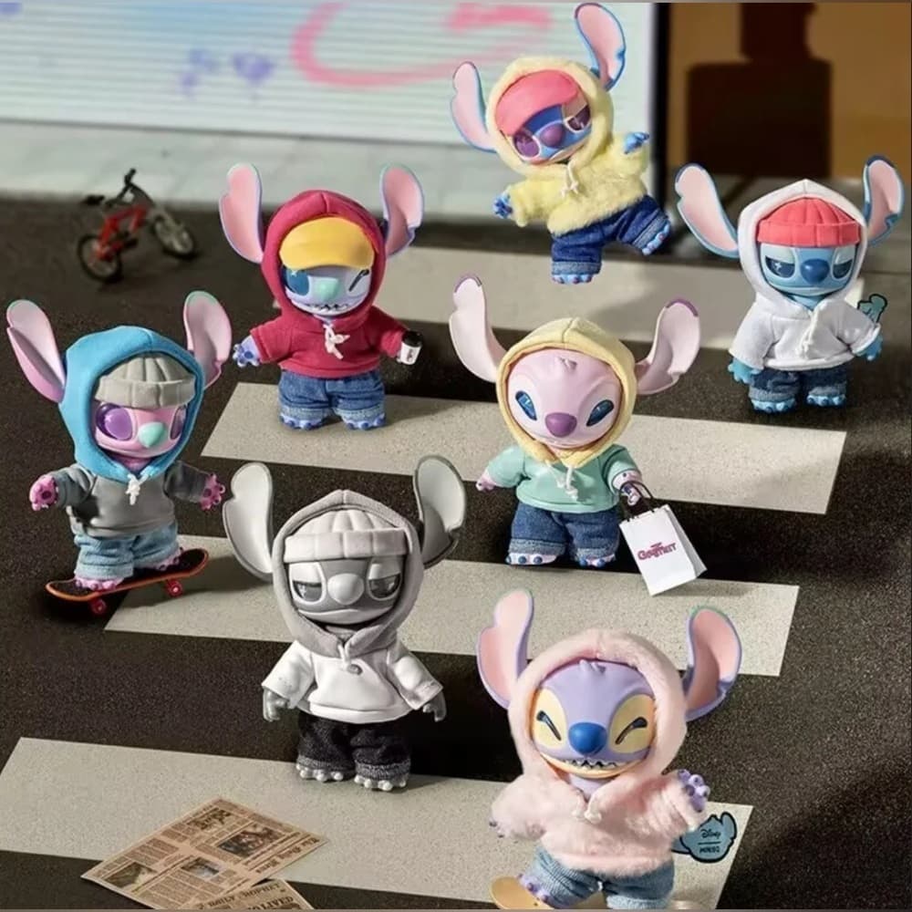 Miniso GenZ STREET STITCH Disney NEW Blind Box UNOPENED POP Mart Labubu Friends - Thumbnail 10