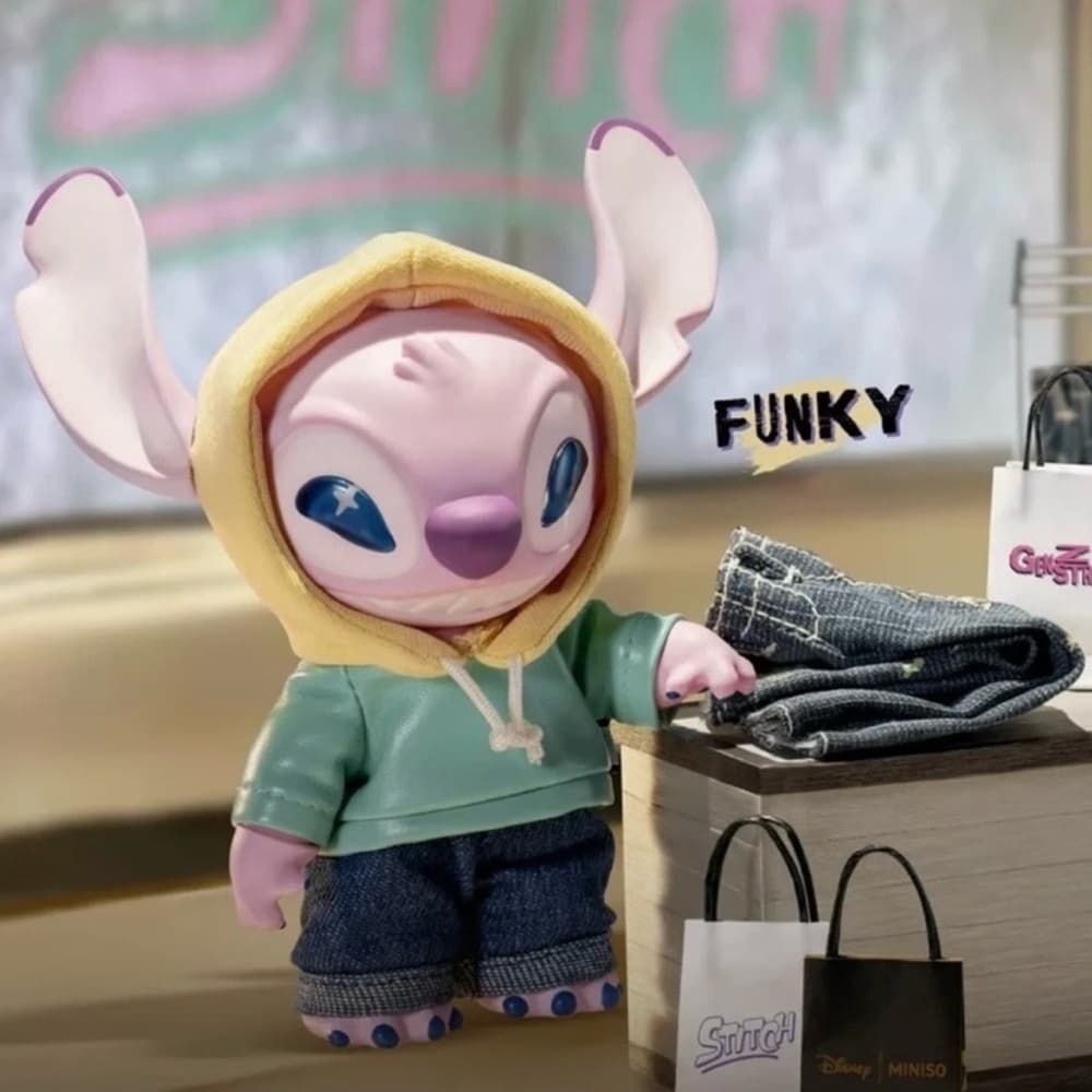 Miniso GenZ STREET STITCH Disney NEW Blind Box UNOPENED POP Mart Labubu Friends - Thumbnail 6
