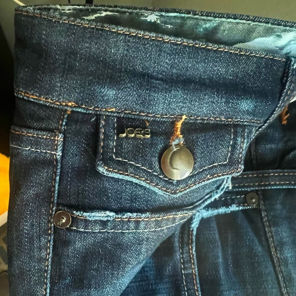 EUC 🎉 JOE’s Jeans ROCKER Dark Blue Long Low Waist Denim Blue Jeans W 29 L 34 - Thumbnail 9