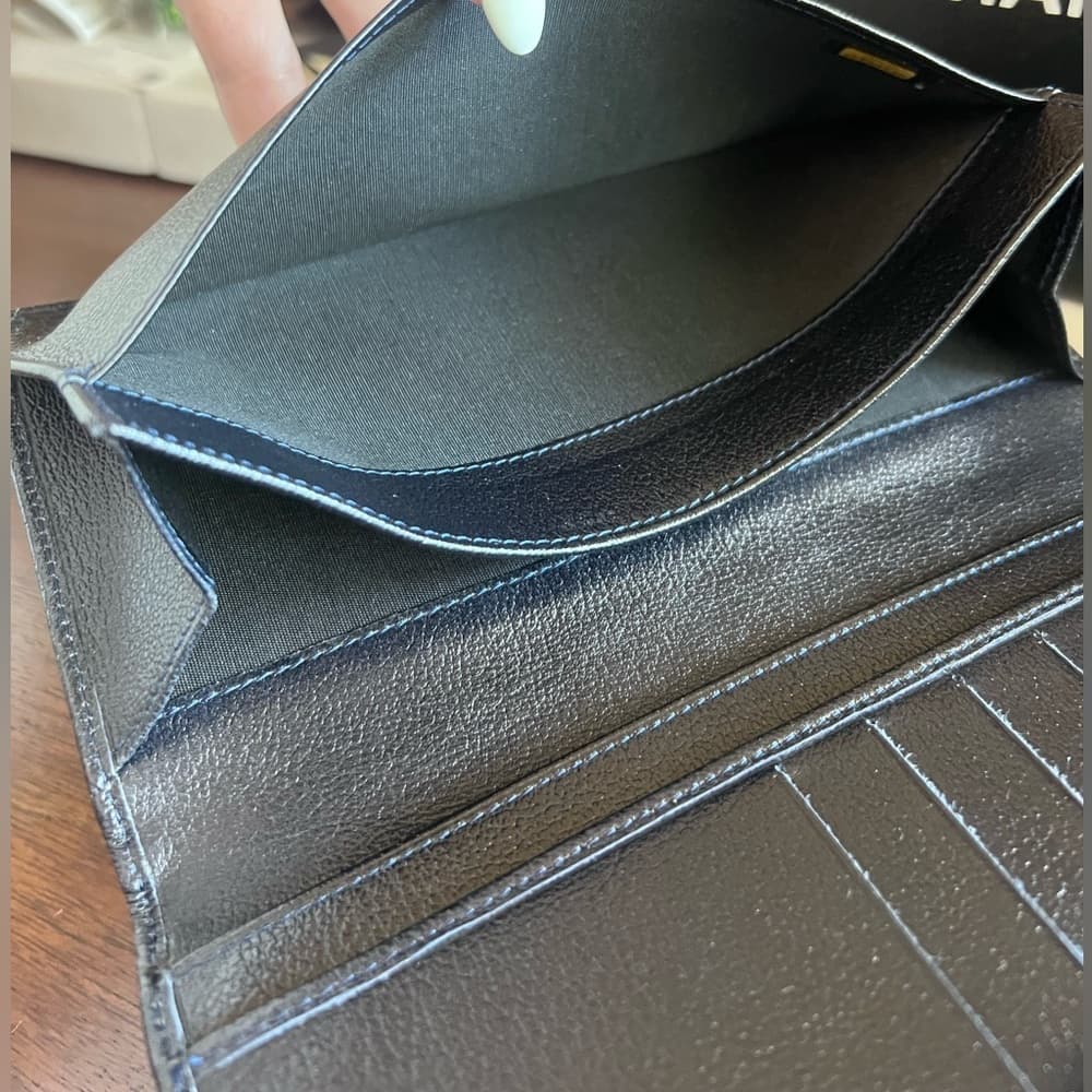 CHANEL Rose Empreinte Leather Wallet with Box and Card - Thumbnail 12