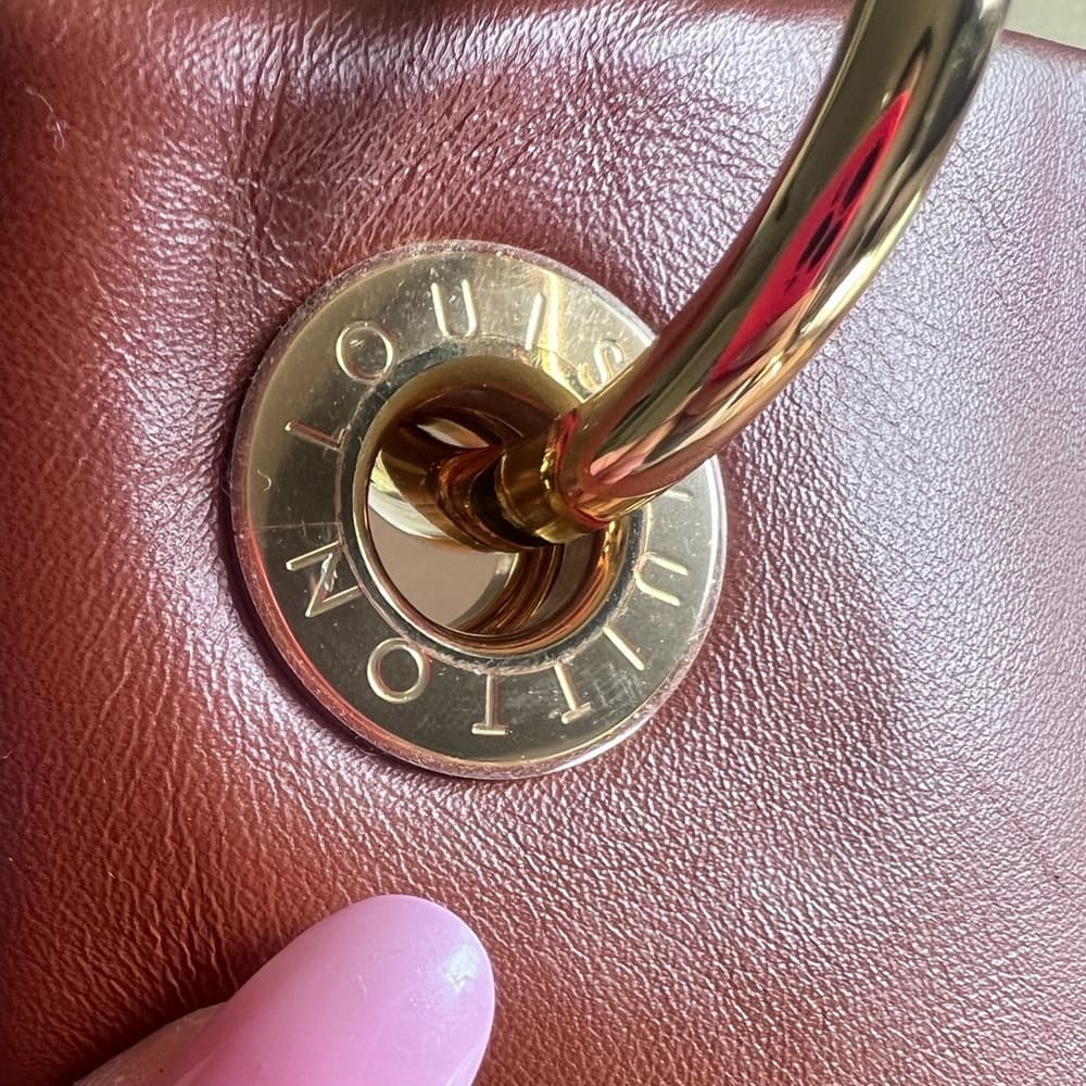 Louis Vuitton GM TUILERIES BESACE HOBO Monogram Camel Leather Shoulder Tote Bag - Thumbnail 4