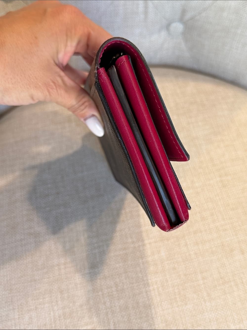 LOUIS VUITTON FLORE WALLET Fuschia Raspberry Monogram Canvas Long Wallet - Thumbnail 6