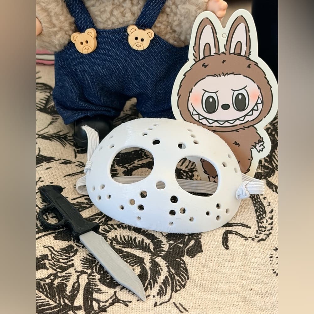 POP Mart Exciting Macaron Labubu TOFFEE Confirmed Open Box + Halloween Costume - Thumbnail 3