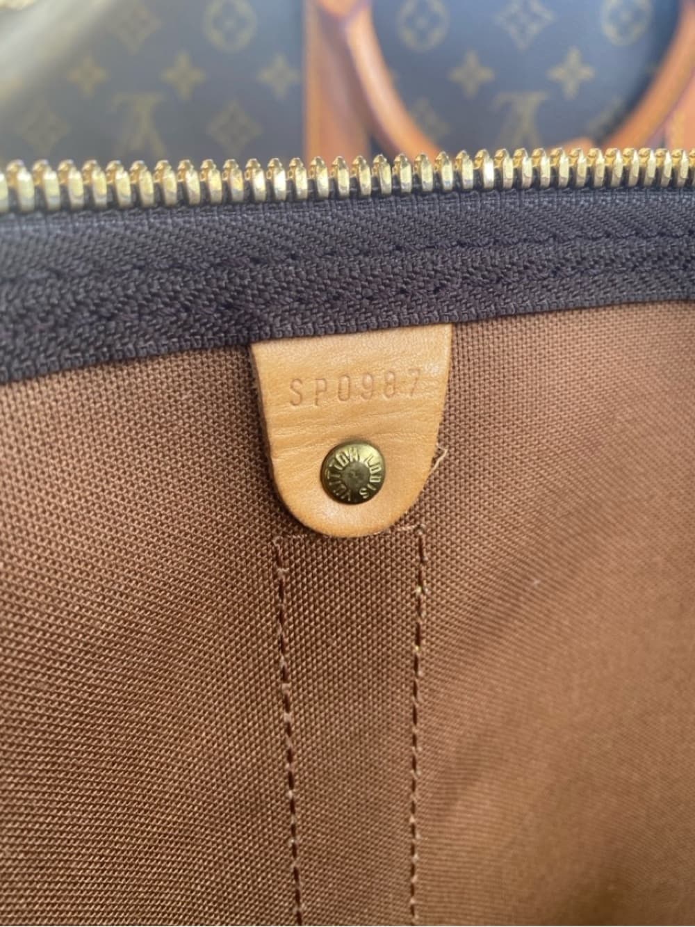 Louis Vuitton KEEPALL 60 Monogram VINTAGE Weekend Duffle Travel Bag + INSERT 🤩 - Thumbnail 15