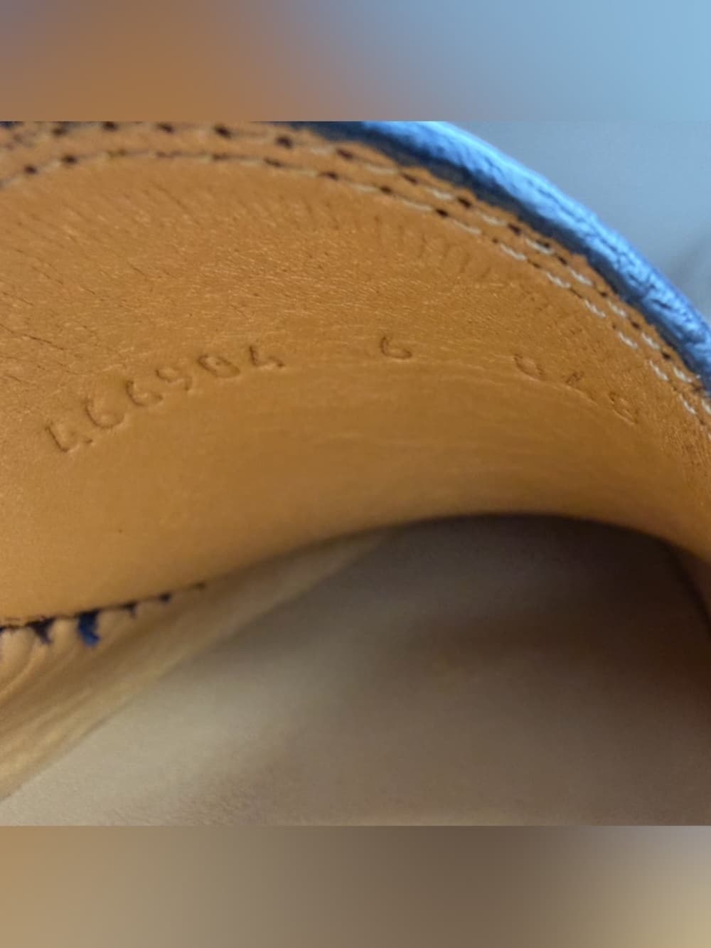 GUCCI Navy GG Microguccissima Leather Driver Loafer Size IT 6 Box Made Italy New - Thumbnail 6