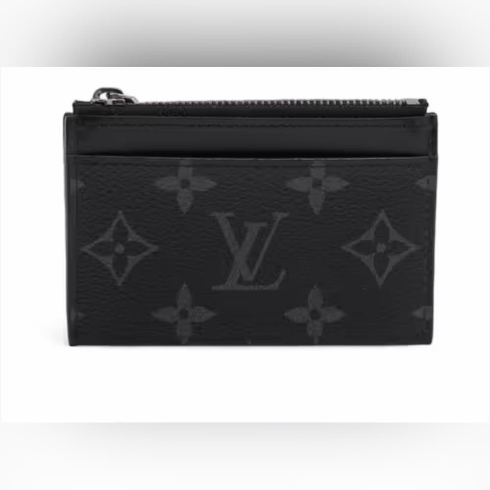 Louis Vuitton Monogram Eclipse Compact Coin Card Holder Wallet M82253 RFID CHIP - Thumbnail 3