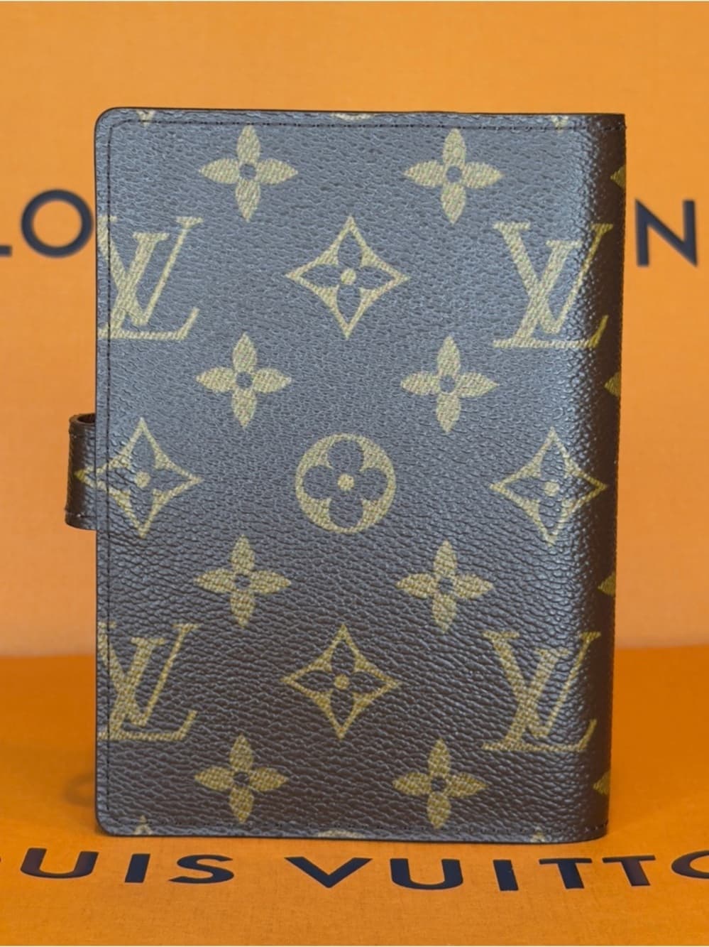 Louis Vuitton PM Agenda Brown Monogram Canvas Planner Organizer Notebook Cover - Thumbnail 2