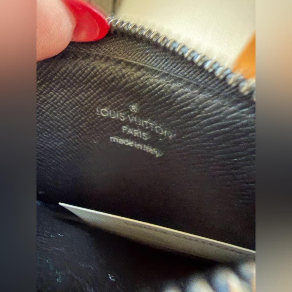 Louis Vuitton Monogram Eclipse Compact Coin Card Holder Wallet M82253 RFID CHIP - Thumbnail 12