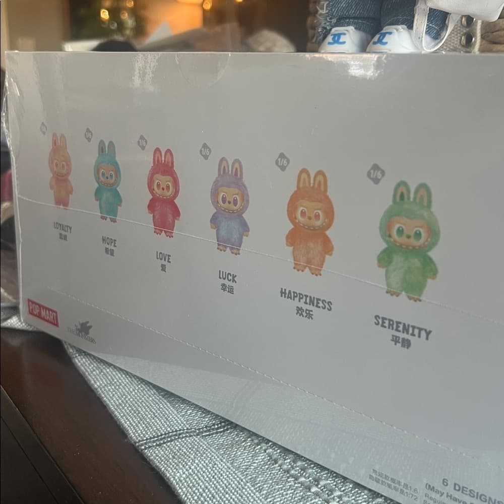 Pop Mart Labubu Big Into Energy Vinyl Plush Pendant Full Whole Set 6 Blind Box - Thumbnail 4