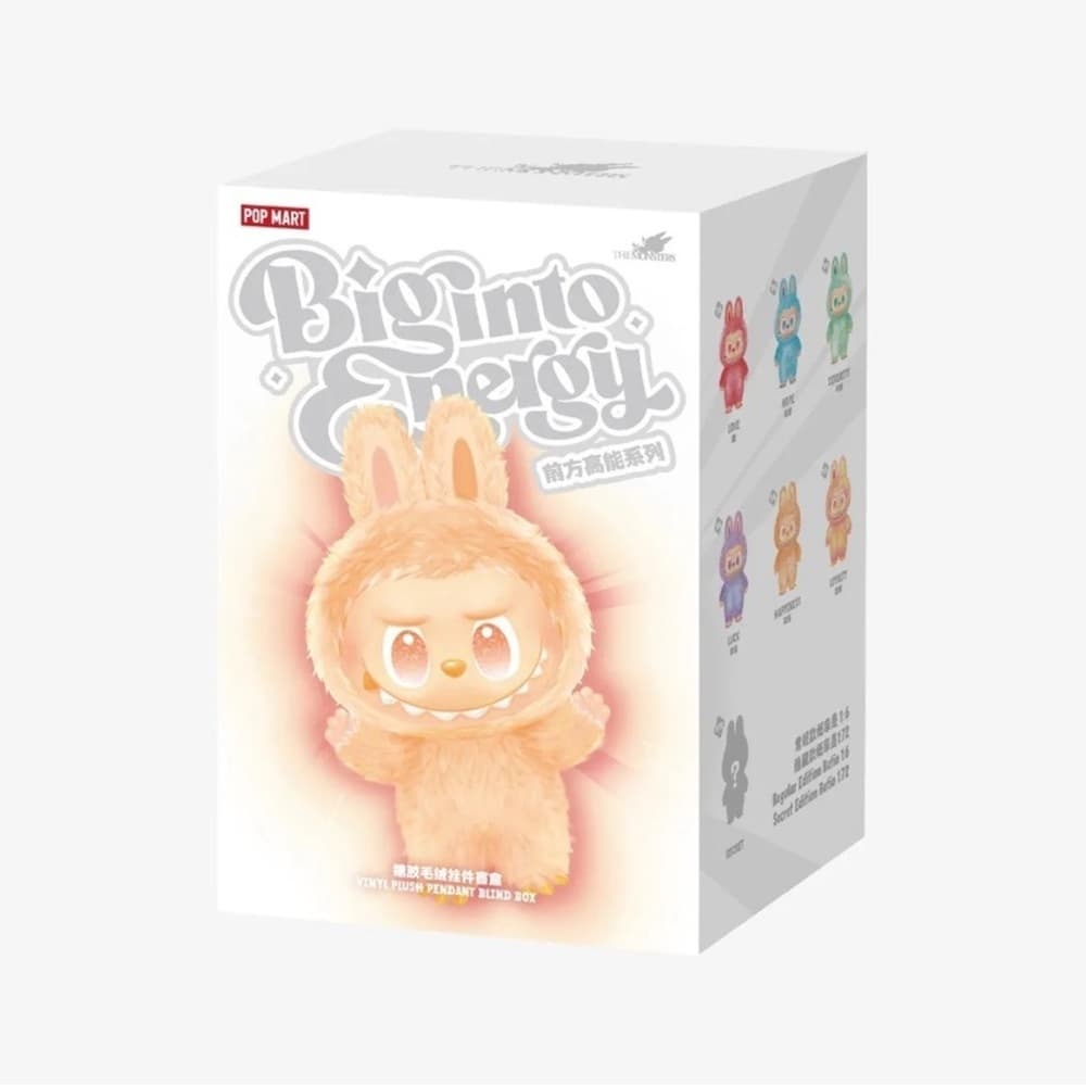Pop Mart Labubu Big Into Energy Vinyl Plush Pendant Full Whole Set 6 Blind Boxes - Thumbnail 7