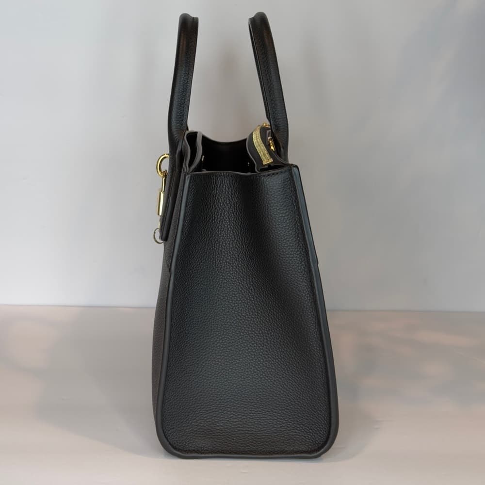 Louis Vuitton Taurillon Black Grained Leather City Steamer PM Lock Key RFID COA - Thumbnail 7