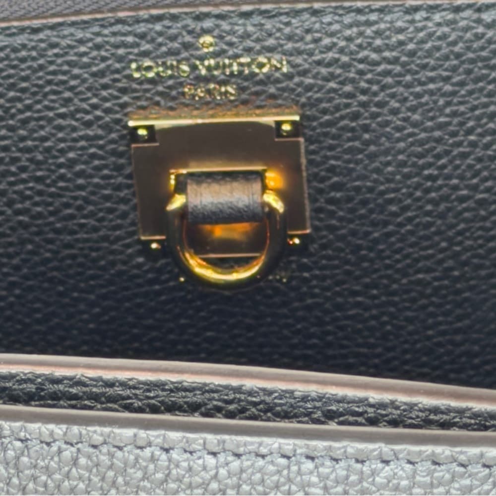Louis Vuitton Taurillon Black Grained Leather City Steamer PM Lock Key RFID COA - Thumbnail 10