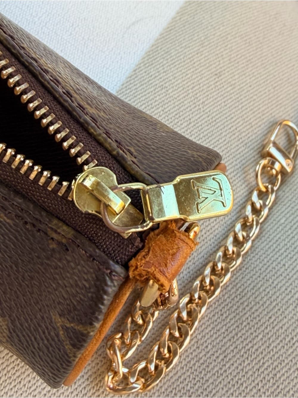 Louis Vuitton Baby Papillon 15 canvas and patina on Vachetta beautiful READ LIST - Thumbnail 9
