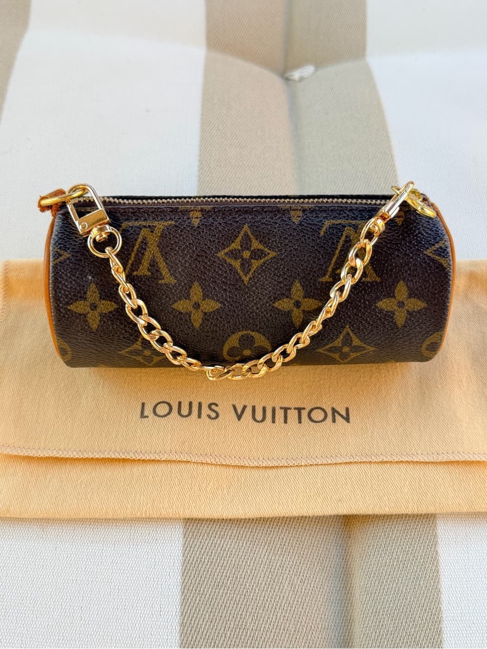 Louis Vuitton Baby Papillon 15 canvas and patina on Vachetta beautiful READ LIST - Thumbnail 2