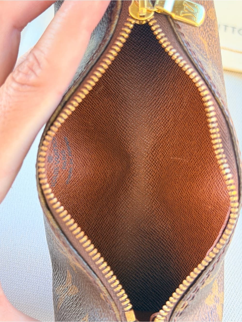 Louis Vuitton Baby Papillon 15 canvas and patina on Vachetta beautiful READ LIST - Thumbnail 6
