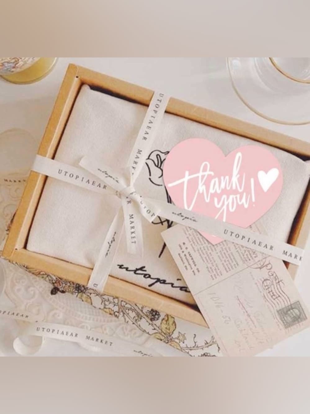 150 Thank You Heart Cards – 5 Beautiful Designs Best Value Bulk Set 💕 - Thumbnail 6