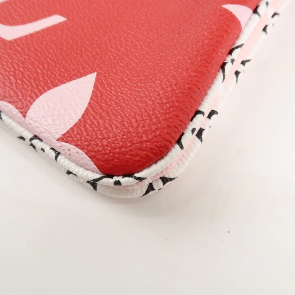 Louis Vuitton GIANT Monogram Red Pink Double Zip Pochette LIMITED EDITION Bag - Thumbnail 8