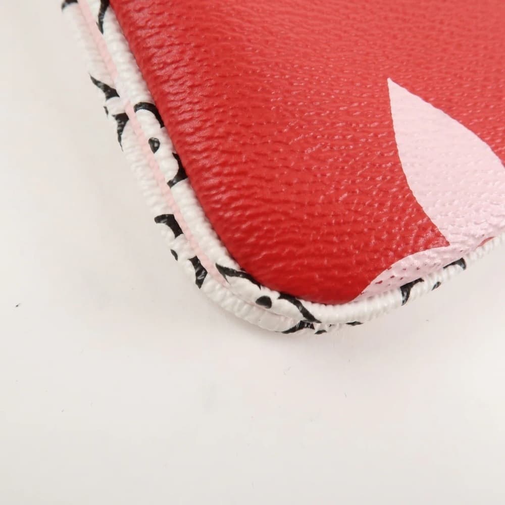 Louis Vuitton GIANT Monogram Red Pink Double Zip Pochette LIMITED EDITION Bag - Thumbnail 12