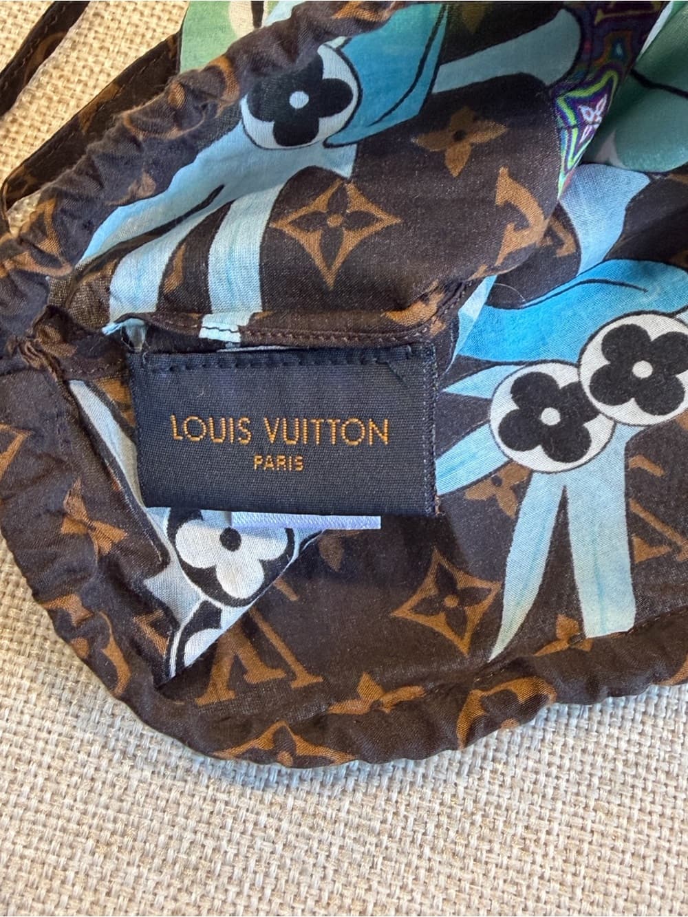 Louis Vuitton Monogram FRIENDS Drawstring Pouch Dust Tote Carry Bag - Thumbnail 5