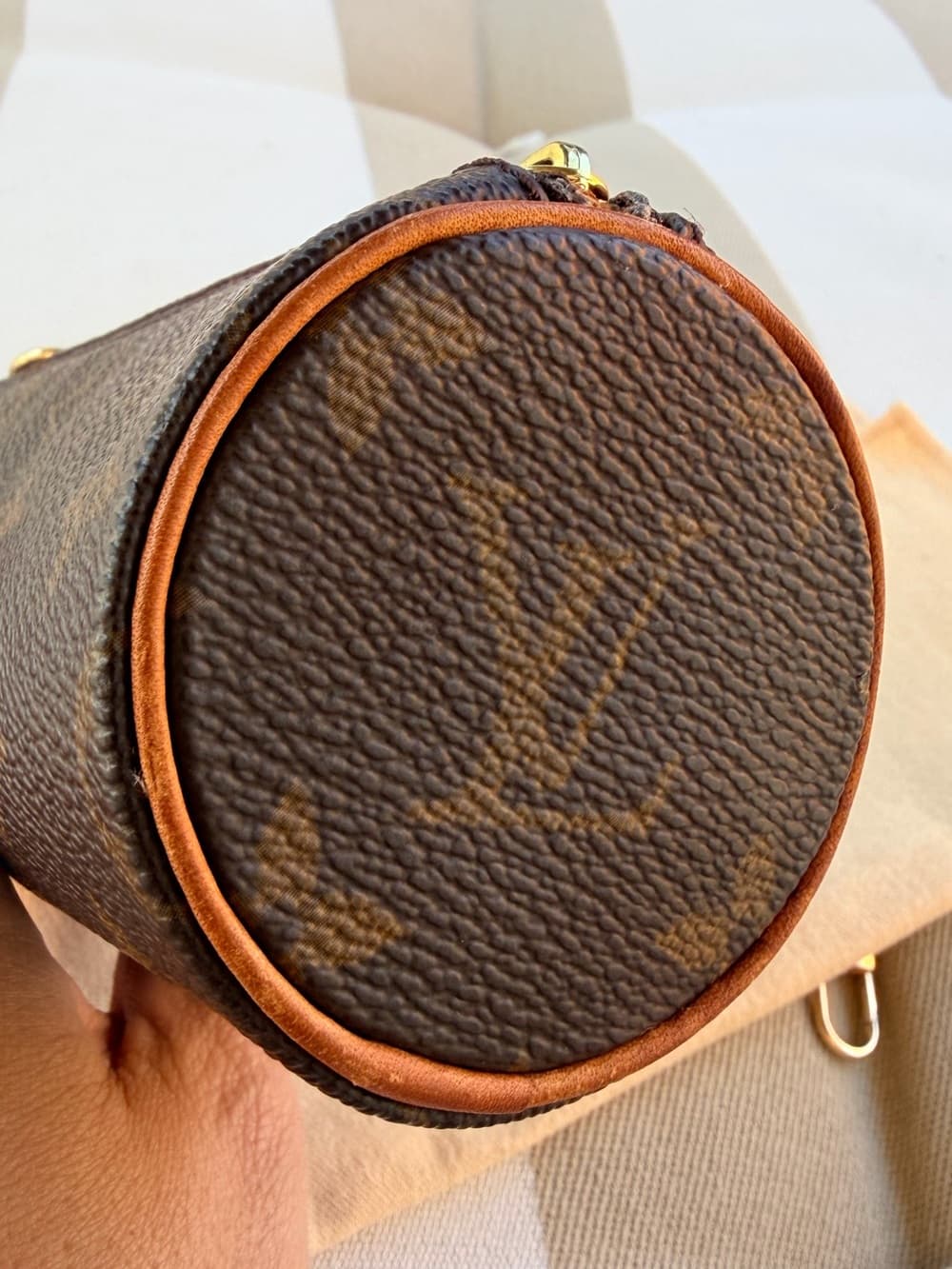 Louis Vuitton Baby Papillon 15 canvas and patina on Vachetta beautiful READ LIST - Thumbnail 11