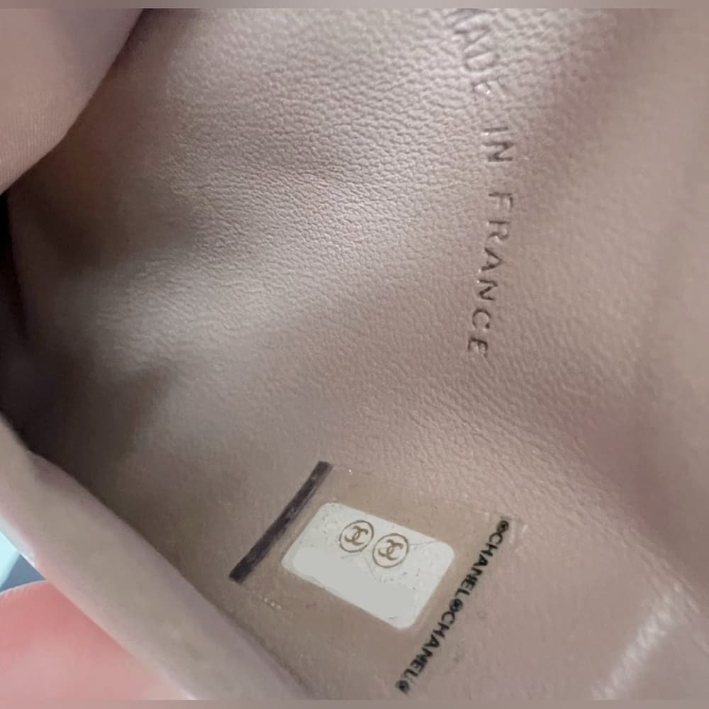 CHANEL New Travel Line Beige Nylon Leather CC Coco Chanel Beige Wallet NIB - Thumbnail 6