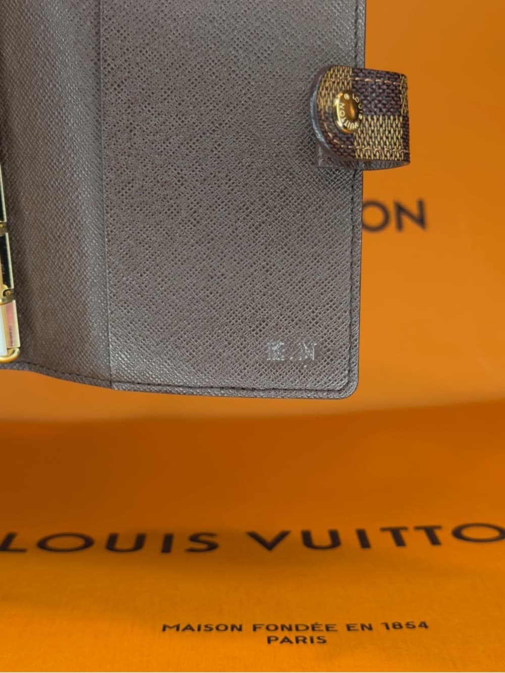 Louis Vuitton PM Agenda Damier Ebene Planner Organizer Notebook Cover Wallet - Thumbnail 9