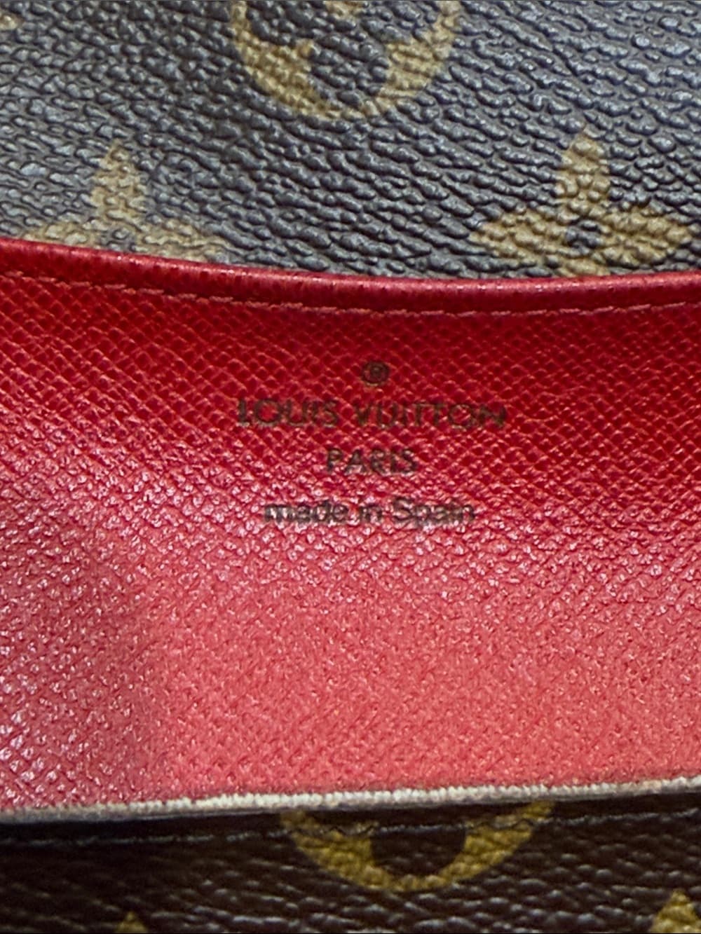 LOUIS VUITTON Portefeuille EMILIE WALLET MONOGRAM CANVAS ROUGE RED Box Dust Bag - Thumbnail 13