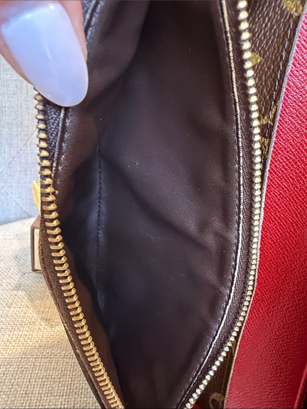 LOUIS VUITTON Portefeuille EMILIE WALLET MONOGRAM CANVAS ROUGE RED Box Dust Bag - Thumbnail 10