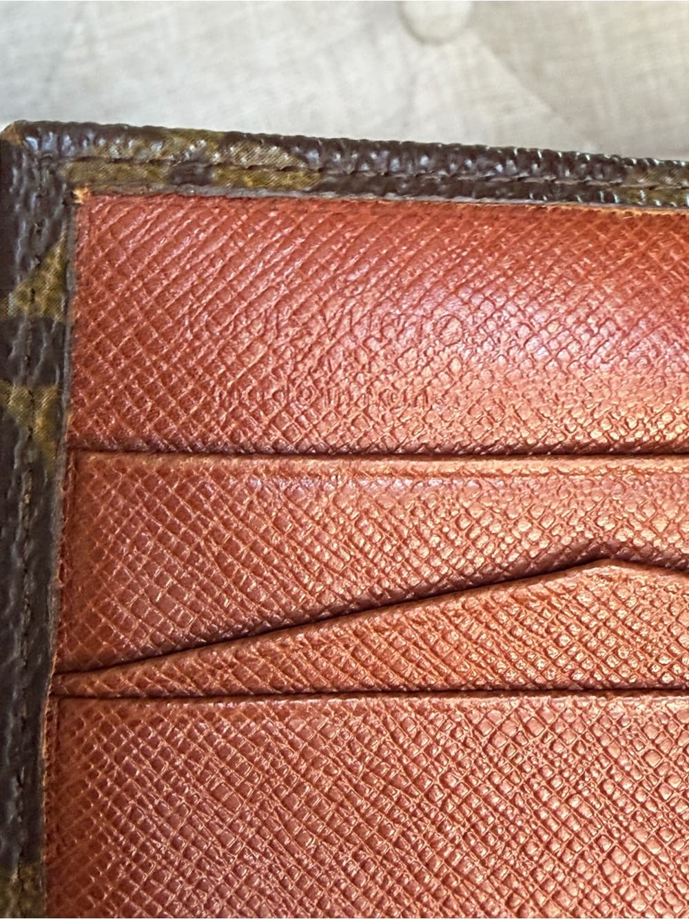 Louis Vuitton Vintage Monogram Elise Compact Bifold Coin Wallet 1990 France - Thumbnail 14