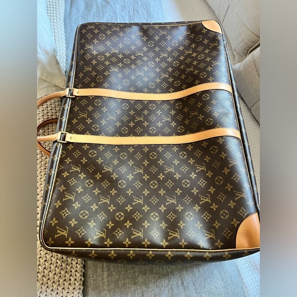 Louis Vuitton Monogram SIRIUS 70 Canvas Leather Luggage Zip Soft Suitcase - Thumbnail 8