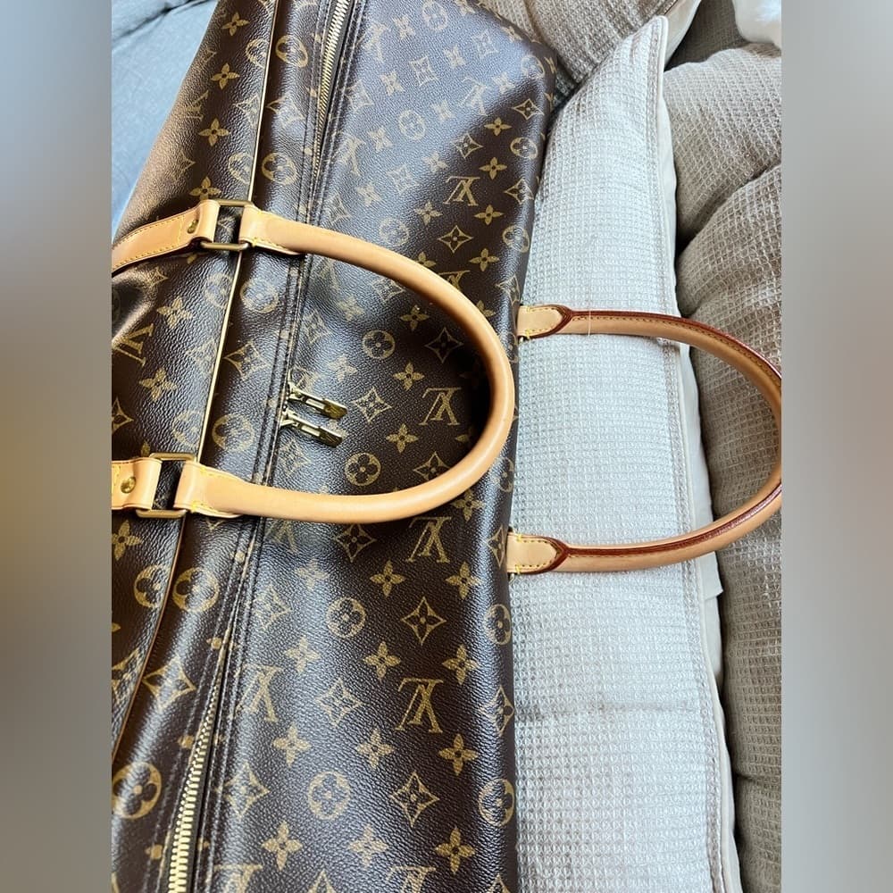 Louis Vuitton Monogram SIRIUS 70 Canvas Leather Luggage Zip Soft Suitcase - Thumbnail 10