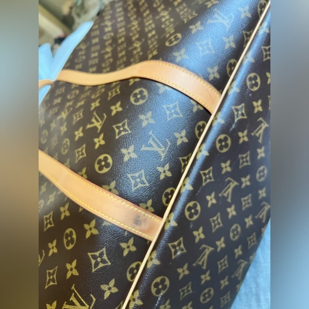 Louis Vuitton Monogram SIRIUS 70 Canvas Leather Luggage Zip Soft Suitcase - Thumbnail 4