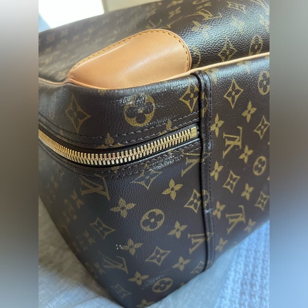 Louis Vuitton Monogram SIRIUS 70 Canvas Leather Luggage Zip Soft Suitcase - Thumbnail 6