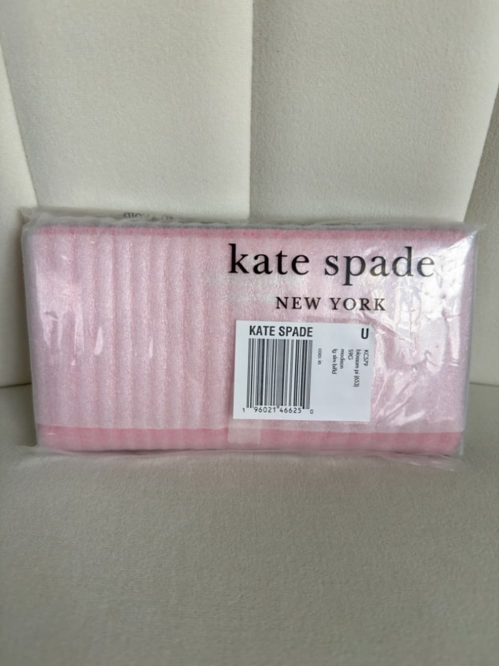NEW 🦋 KATE SPADE Madison Large Slim Bifold Snap Card Coin Wallet Blossom Pink - Thumbnail 4